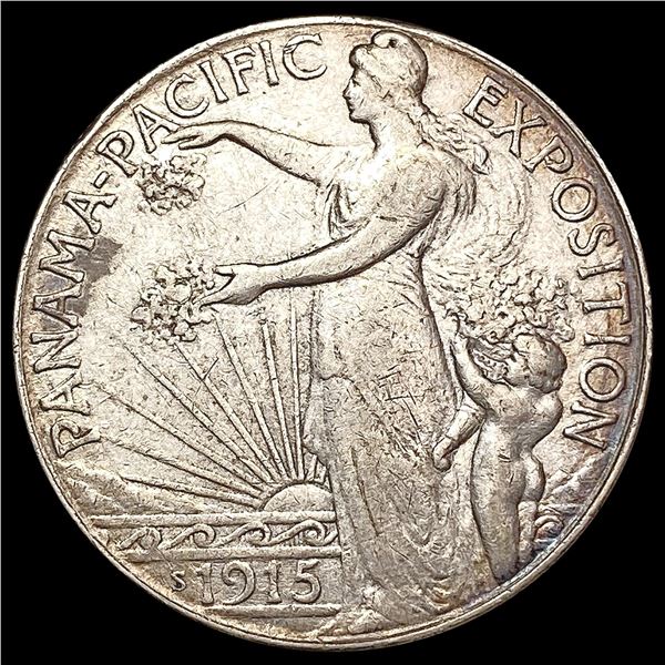 1915-S Panama-Pacific Half Dollar NEARLY UNCIRCULATED