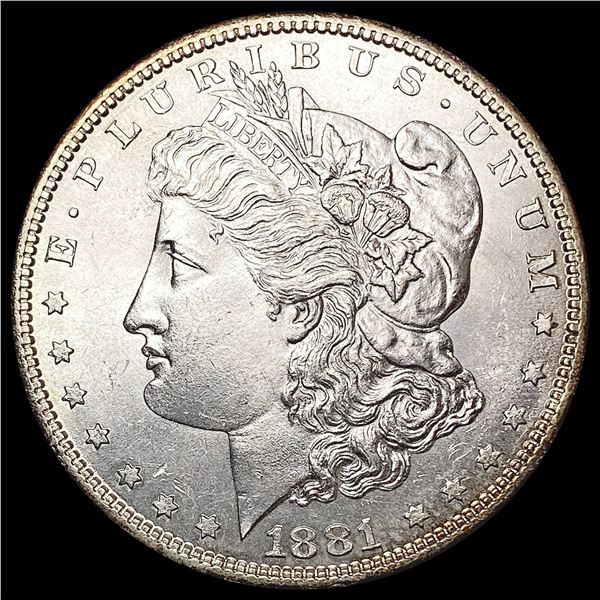 1881-S Morgan Silver Dollar GEM BU