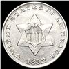 Image 1 : 1852 3 Cent Silver UNCIRCULATED