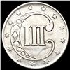 Image 2 : 1852 3 Cent Silver UNCIRCULATED