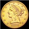 1886-S $5 Gold Half Eagle UNCIRCULATED