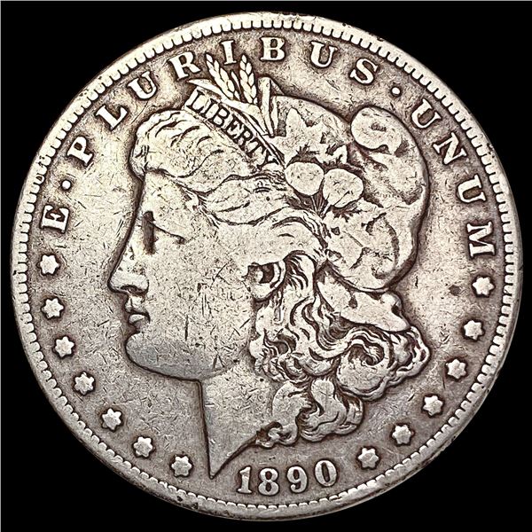 1890-CC Tailbar Morgan Silver Dollar NICELY CIRCULATED
