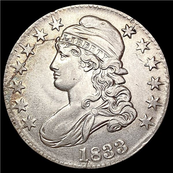 1833 Capped Bust Half Dollar CLOSELY UNCIRCULATED
