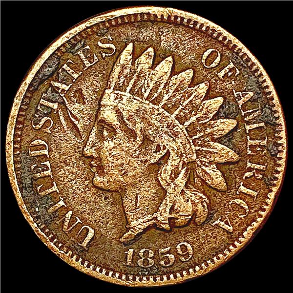 1859 Indian Head Cent NEARLY UNCIRCULATED