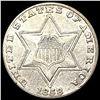 Image 1 : 1858 3 Cent Silver CLOSELY UNCIRCULATED