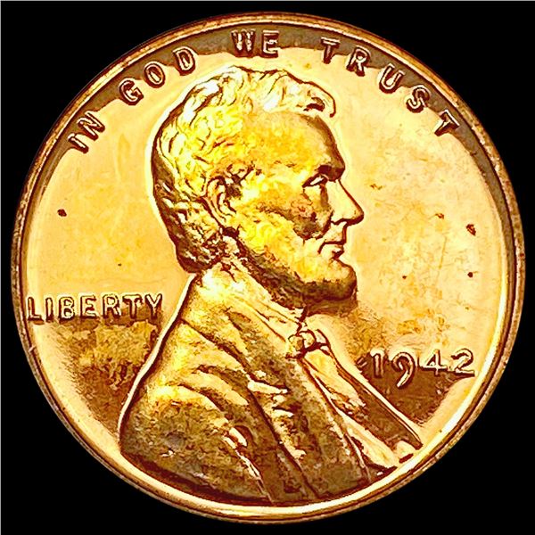1942 Wheat Cent CHOICE PROOF
