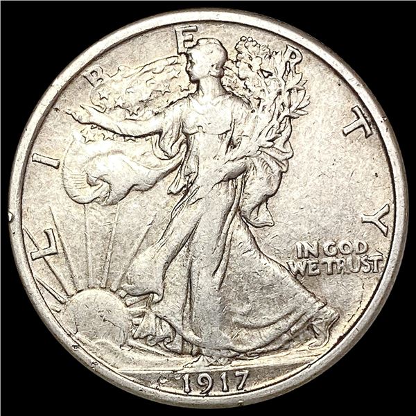 1917 Walking Liberty Half Dollar CLOSELY UNCIRCULATED