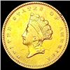 1854 Ty2 Rare Gold Dollar CLOSELY UNCIRCULATED