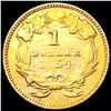 Image 2 : 1854 Ty2 Rare Gold Dollar CLOSELY UNCIRCULATED