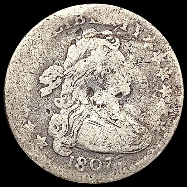 1807 Draped Bust Dime NICELY CIRCULATED