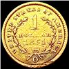 Image 2 : 1851-O Rare Gold Dollar CLOSELY UNCIRCULATED