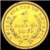 Image 2 : 1849 Rare Gold Dollar UNCIRCULATED
