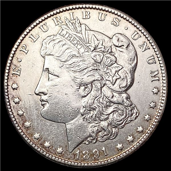 1891-CC Morgan Silver Dollar CLOSELY UNCIRCULATED
