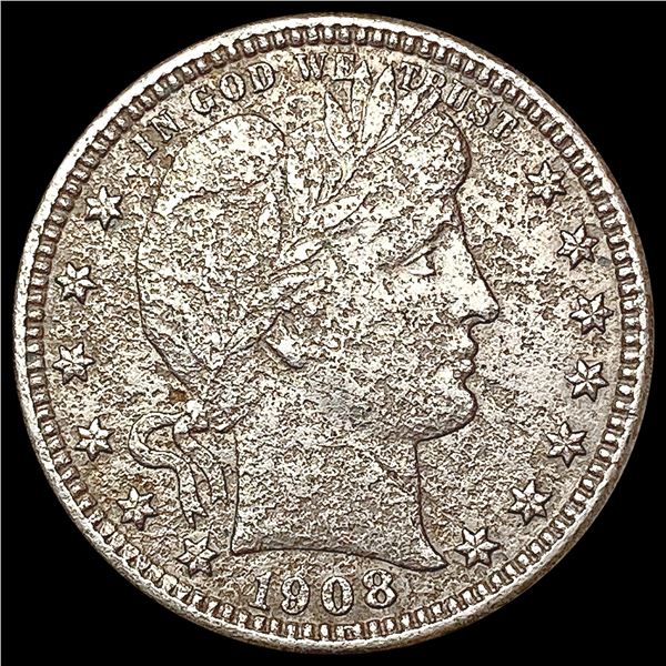 1908-O Barber Quarter NICELY CIRCULATED