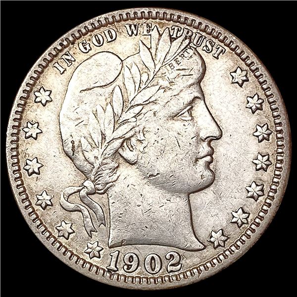 1902-O Barber Quarter CLOSELY UNCIRCULATED