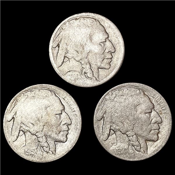 [3] 1914&1915 Buffalo Nickel HIGH GRADE