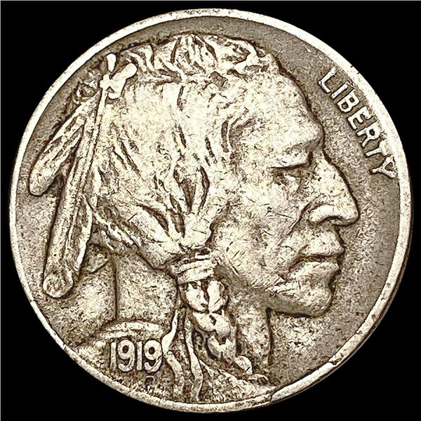 1919-D Buffalo Nickel LIGHTLY CIRCULATED