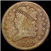 1809 Classic Head Half Cent NICELY CIRCULATED