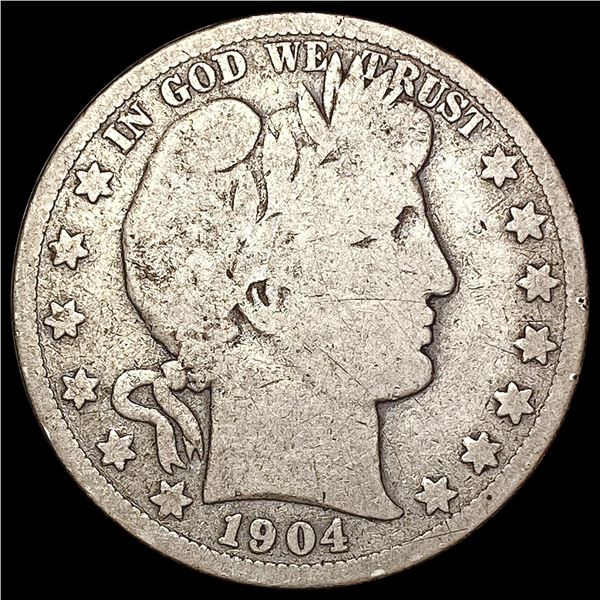 1904-S Barber Half Dollar NICELY CIRCULATED