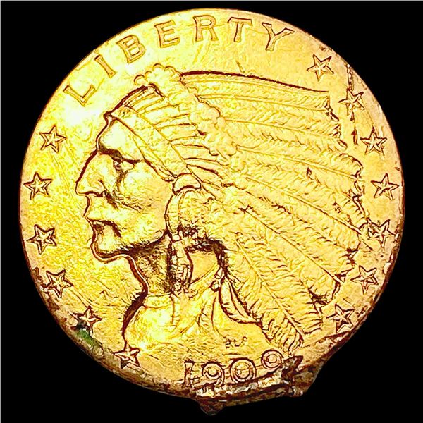 1909 $2.50 Gold Quarter Eagle HIGH GRADE