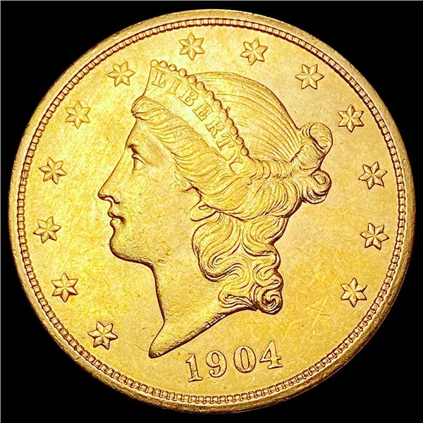 1904 $20 Gold Double Eagle HIGH GRADE