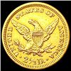 Image 2 : 1873 $2.50 Gold Quarter Eagle CLOSELY UNCIRCULATED