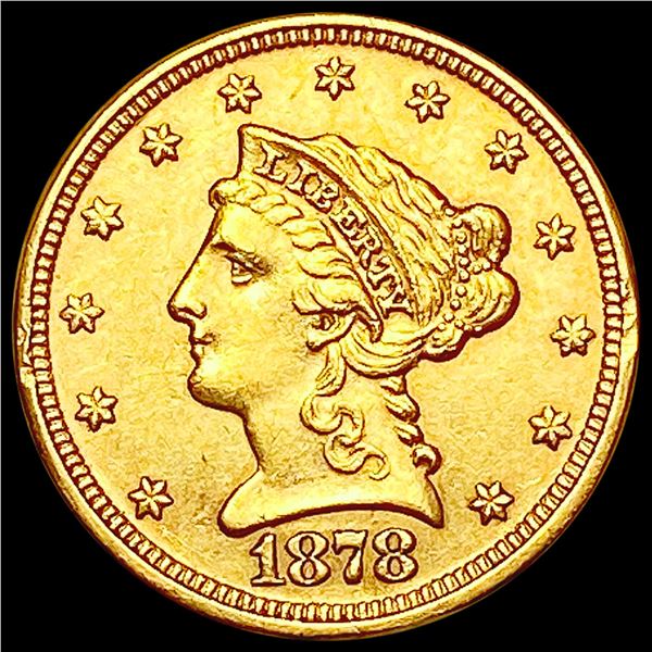 1878 $2.50 Gold Quarter Eagle UNCIRCULATED
