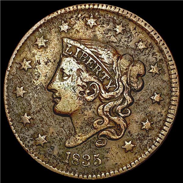 1835 Coronet Head Large Cent LIGHTLY CIRCULATED