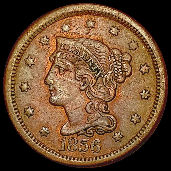 1856 Braided Hair Large Cent CLOSELY UNCIRCULATED