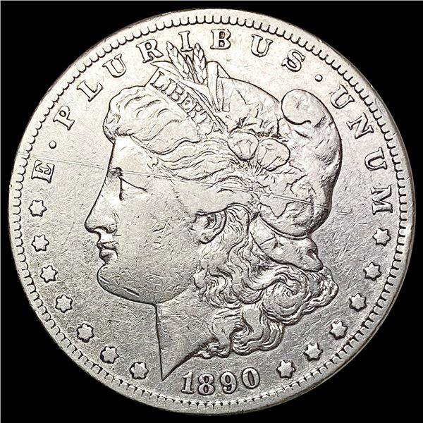 1890-CC Morgan Silver Dollar LIGHTLY CIRCULATED