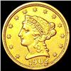 1902 $2.50 Gold Quarter Eagle CLOSELY UNCIRCULATED