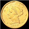 1852 $2.50 Gold Quarter Eagle NICELY CIRCULATED