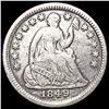 1849 Seated Liberty Half Dime LIGHTLY CIRCULATED