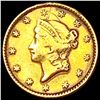Image 1 : 1851 Rare Gold Dollar NICELY CIRCULATED