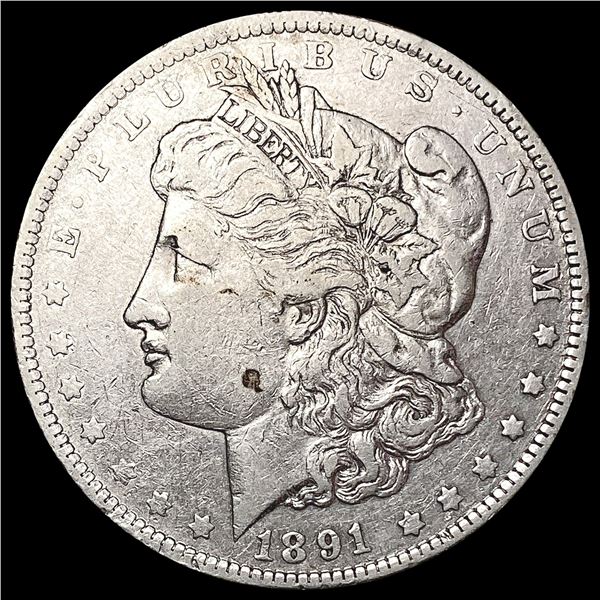 1891-O Morgan Silver Dollar NEARLY UNCIRCULATED