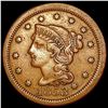 Image 1 : 1853 Braided Hair Large Cent CLOSELY UNCIRCULATED