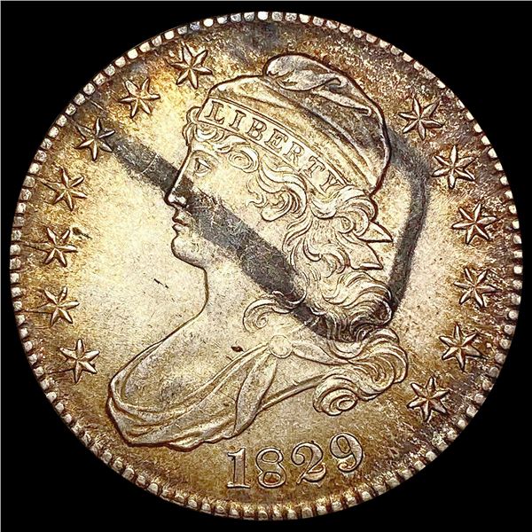 1829 Capped Bust Half Dollar CLOSELY UNCIRCULATED