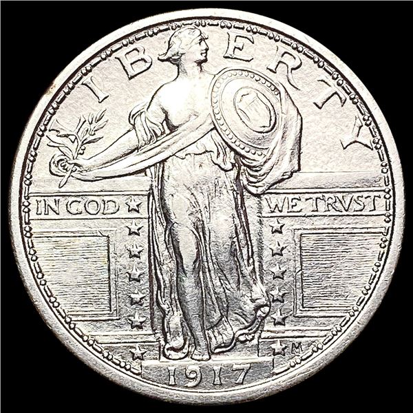1917 Ty1 FH Standing Liberty Quarter UNCIRCULATED
