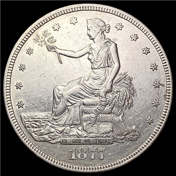1877-S Silver Trade Dollar CLOSELY UNCIRCULATED