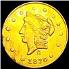 Image 1 : 1870 BG-1024 Round California Gold Half Dollar CLOSELY UNCIRCULATED