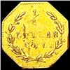 Image 2 : 1871 BG-768 Octagonal California Gold Quarter NEARLY UNCIRCULATED