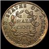 Image 2 : 1804 Spiked Chin Draped Bust Half Cent LIGHTLY CIRCULATED