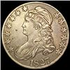 Image 1 : 1827 O-135 Capped Bust Half Dollar CLOSELY UNCIRCULATED