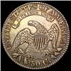 Image 2 : 1828 Sm 8 Sq 2 Lg Let Capped Bust Half Dollar CLOSELY UNCIRCULATED
