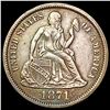 1871 Seated Liberty Dime CLOSELY UNCIRCULATED