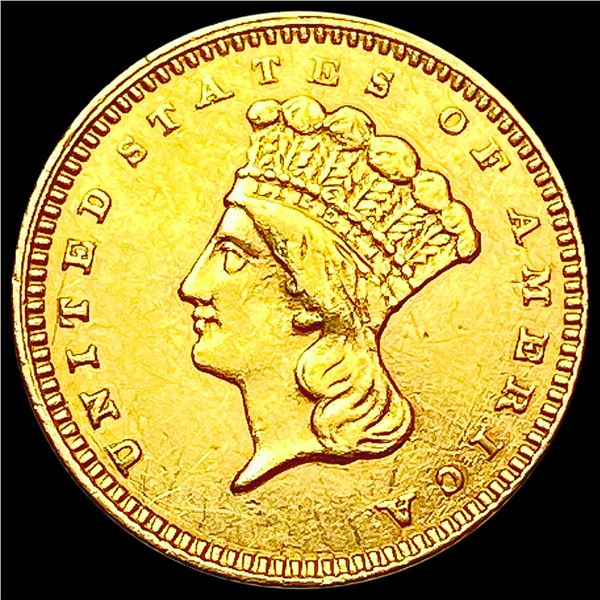 1861 Rare Gold Dollar CLOSELY UNCIRCULATED