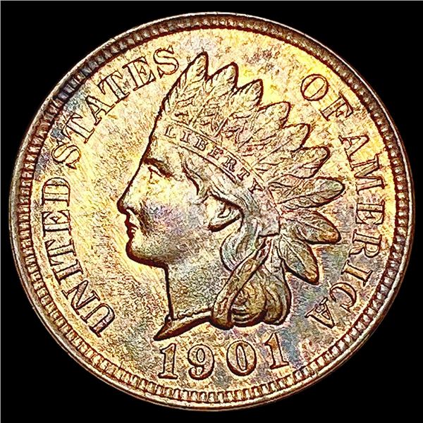 1901 Indian Head Cent CHOICE BU