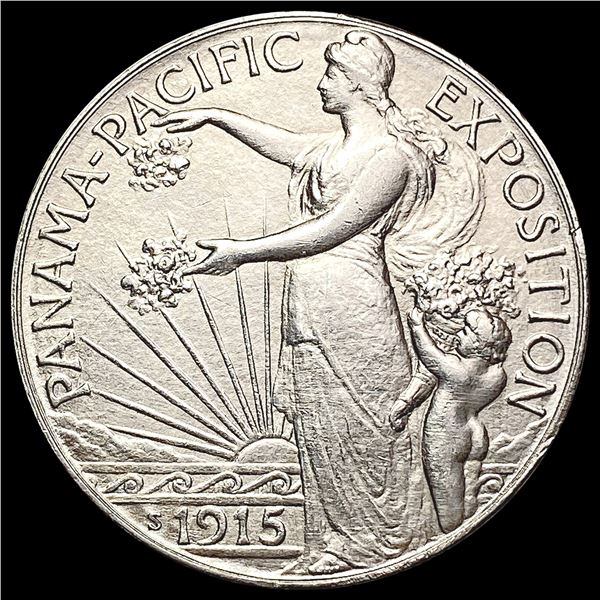 1915-S Panama-Pacific Half Dollar CHOICE AU
