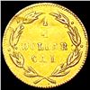 Image 2 : 1873 BG-842 Round California Gold Quarter CLOSELY UNCIRCULATED