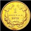 Image 2 : 1873 Rare Gold Dollar CLOSELY UNCIRCULATED
